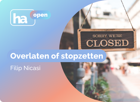 Overlaten of stopzetten - digicursus